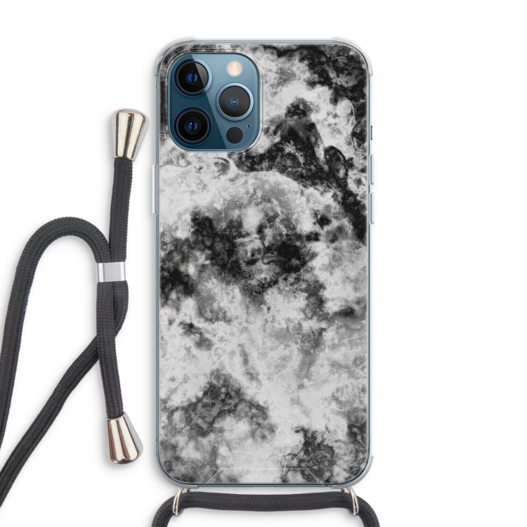 Onweer: iPhone 12 Pro Max Transparant Hoesje met koord
