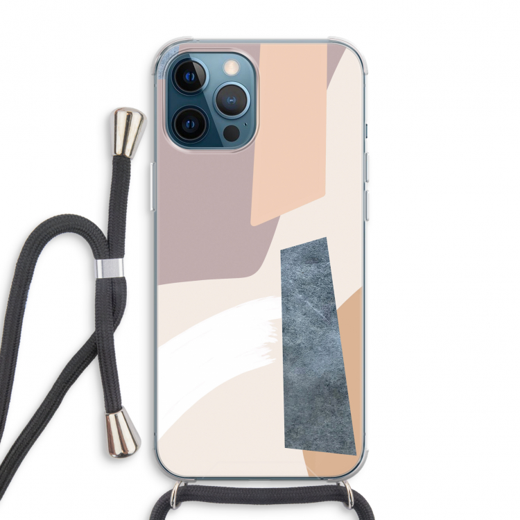 Luca: iPhone 12 Pro Max Transparant Hoesje met koord