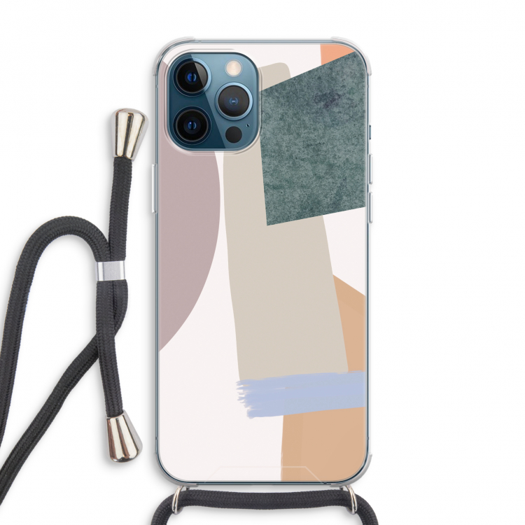 Lindo: iPhone 12 Pro Max Transparant Hoesje met koord