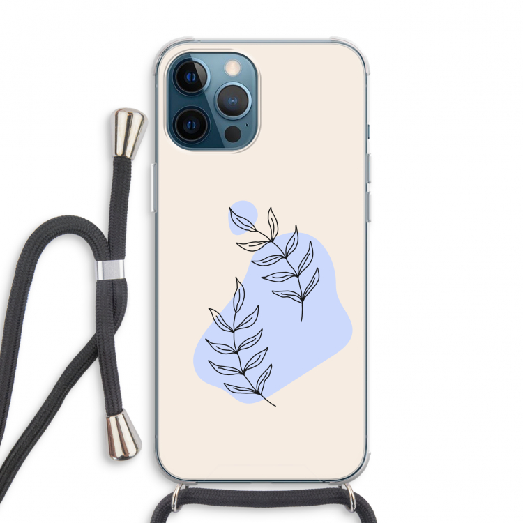 Leaf me if you can: iPhone 12 Pro Max Transparant Hoesje met koord