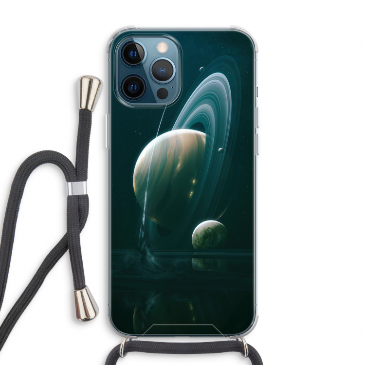 Mercurius: iPhone 12 Pro Max Transparant Hoesje met koord