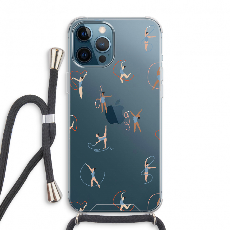 Dancing #3: iPhone 12 Pro Max Transparant Hoesje met koord