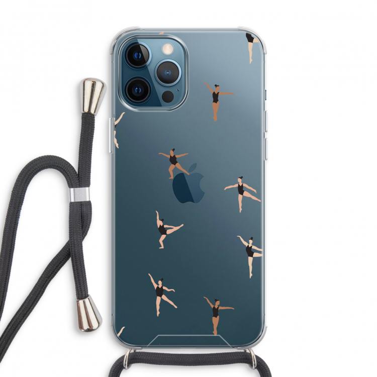 Dancing #1: iPhone 12 Pro Max Transparant Hoesje met koord