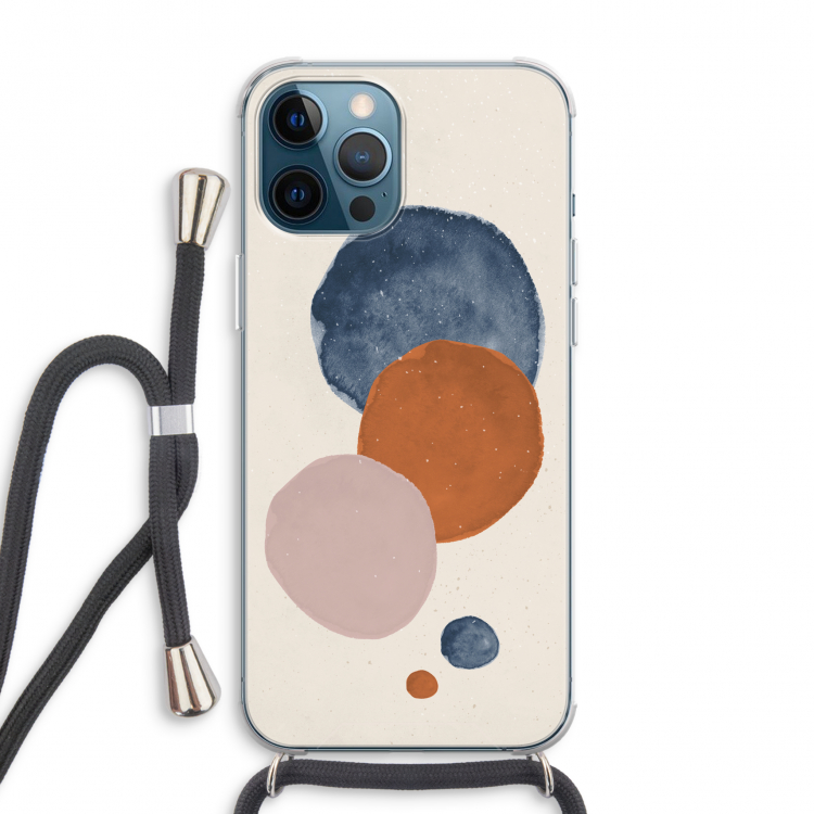 Geo #4: iPhone 12 Pro Max Transparant Hoesje met koord