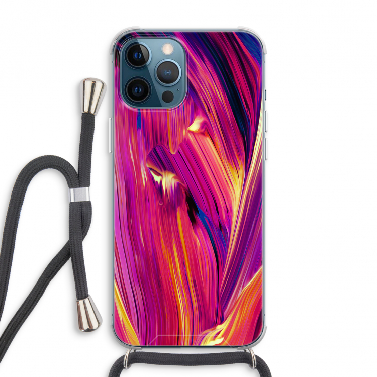 Phoenix: iPhone 12 Pro Max Transparant Hoesje met koord
