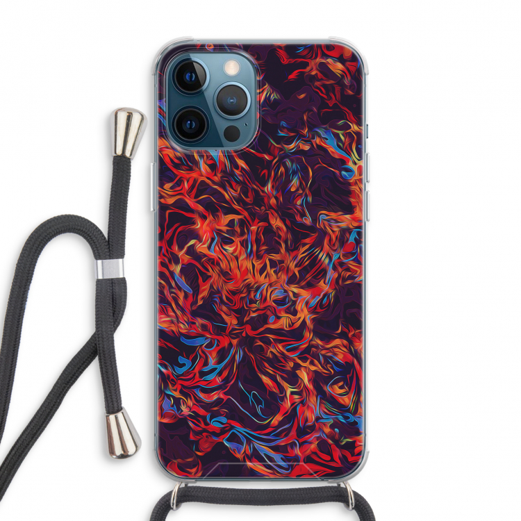 Lucifer: iPhone 12 Pro Max Transparant Hoesje met koord