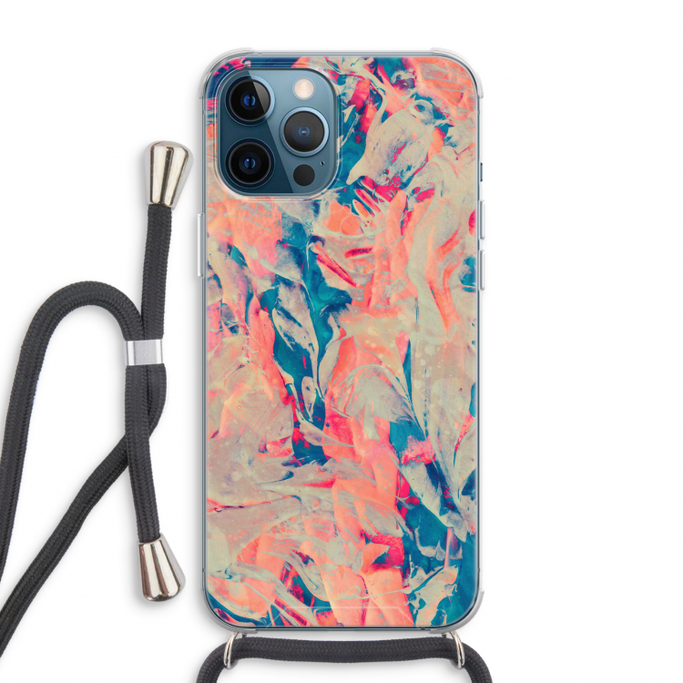 Alone: iPhone 12 Pro Max Transparant Hoesje met koord