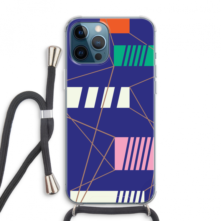 Gestalte 5: iPhone 12 Pro Max Transparant Hoesje met koord