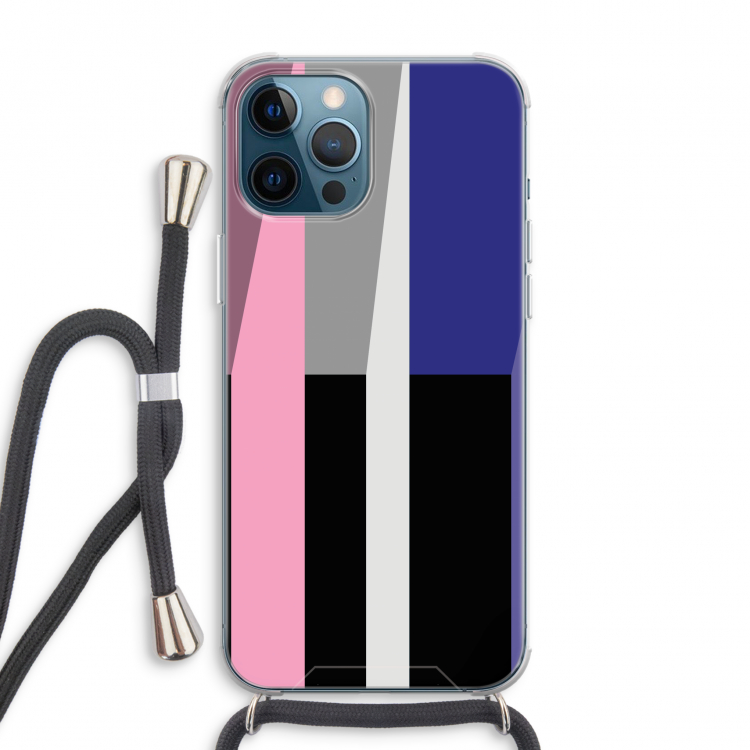 Gestalte 4: iPhone 12 Pro Max Transparant Hoesje met koord