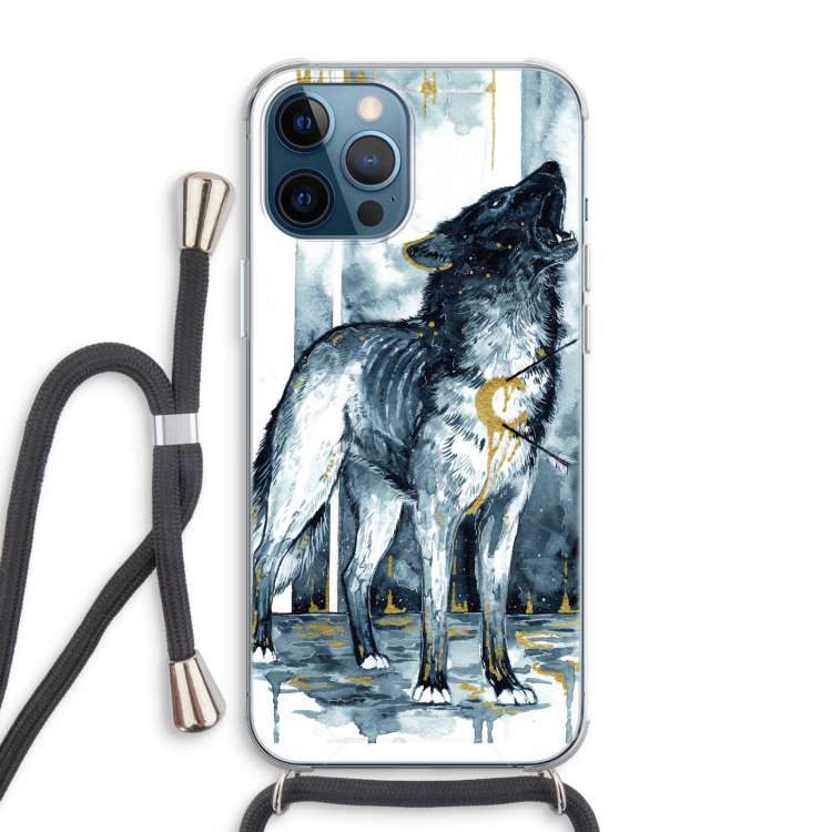 Bleeding Soul: iPhone 12 Pro Max Transparant Hoesje met koord