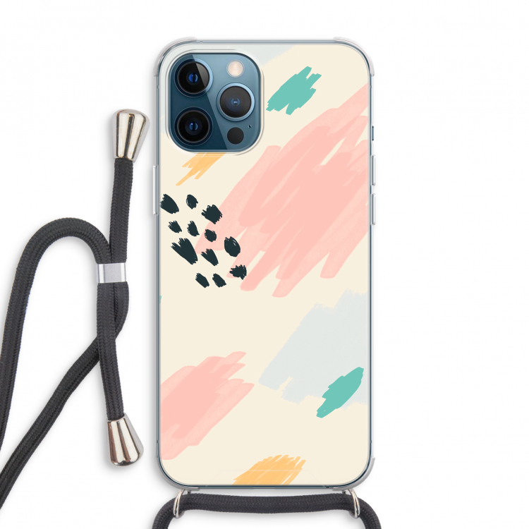 Sunday Chillings: iPhone 12 Pro Max Transparant Hoesje met koord