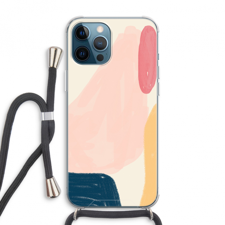 Saturday Flow: iPhone 12 Pro Max Transparant Hoesje met koord