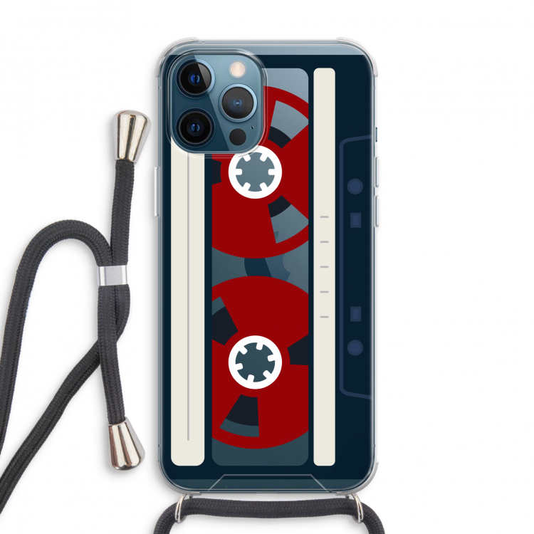 Here's your tape: iPhone 12 Pro Max Transparant Hoesje met koord