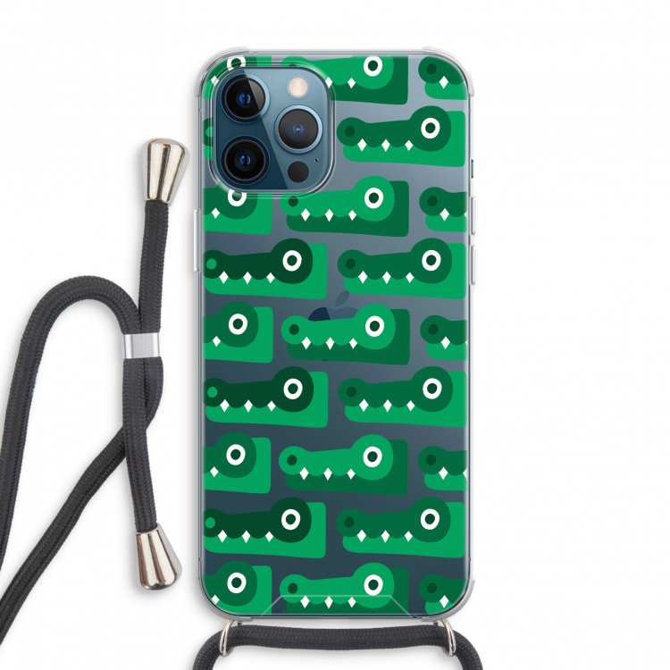 Crocs: iPhone 12 Pro Max Transparant Hoesje met koord