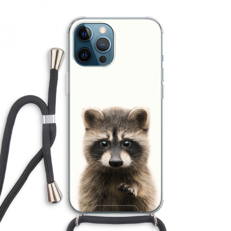 Rocco: iPhone 12 Pro Max Transparant Hoesje met koord