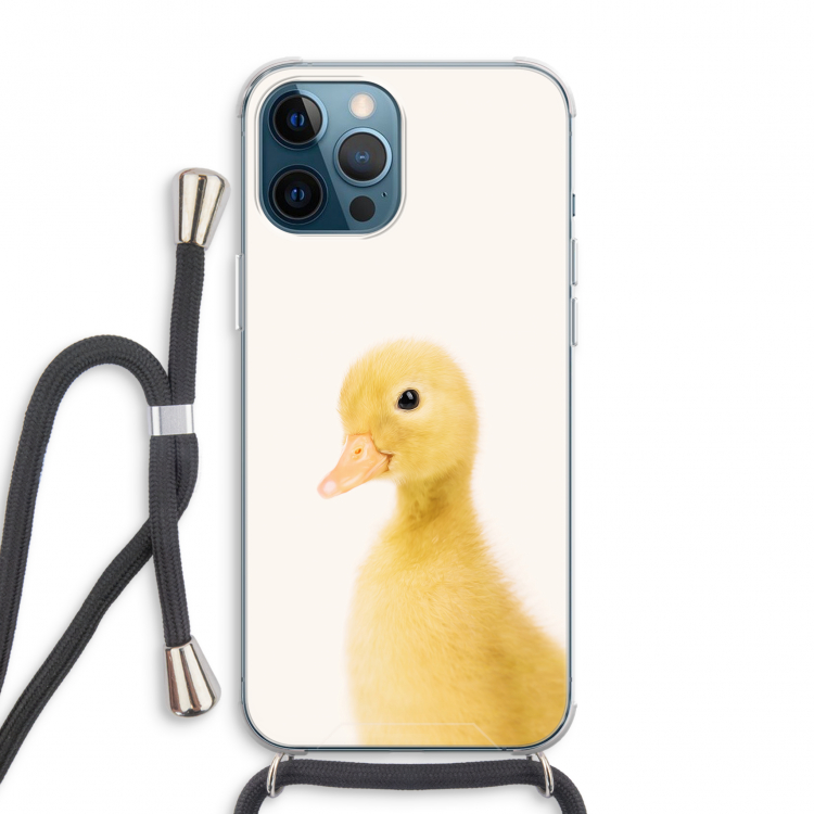 Duke: iPhone 12 Pro Max Transparant Hoesje met koord
