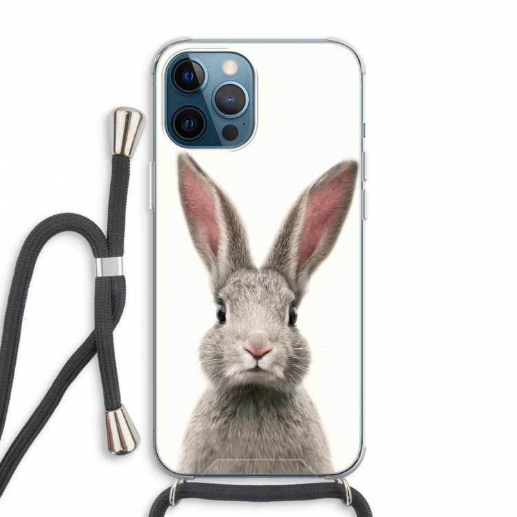 Daisy: iPhone 12 Pro Max Transparant Hoesje met koord
