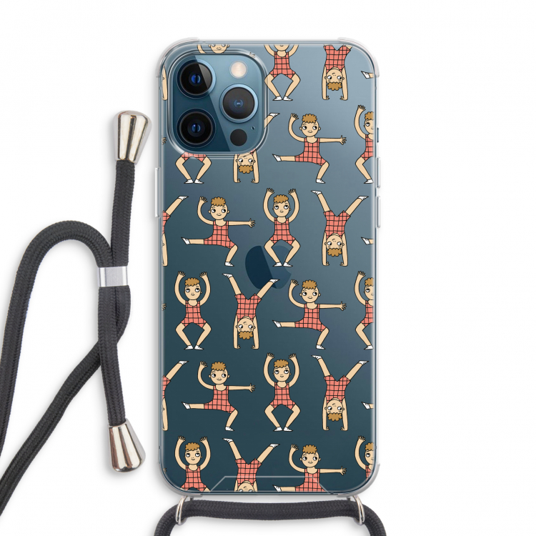 Gymboys: iPhone 12 Pro Max Transparant Hoesje met koord