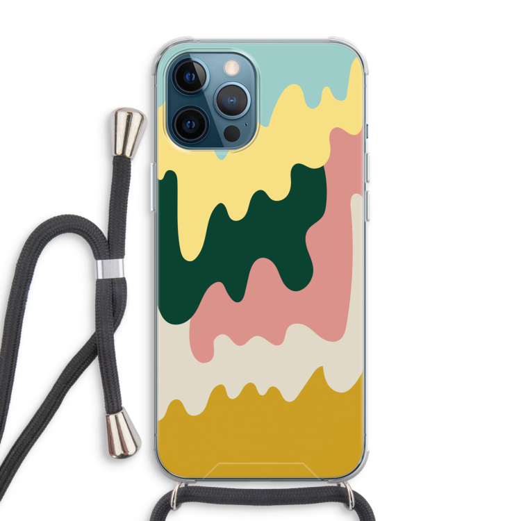 Baar B: iPhone 12 Pro Max Transparant Hoesje met koord