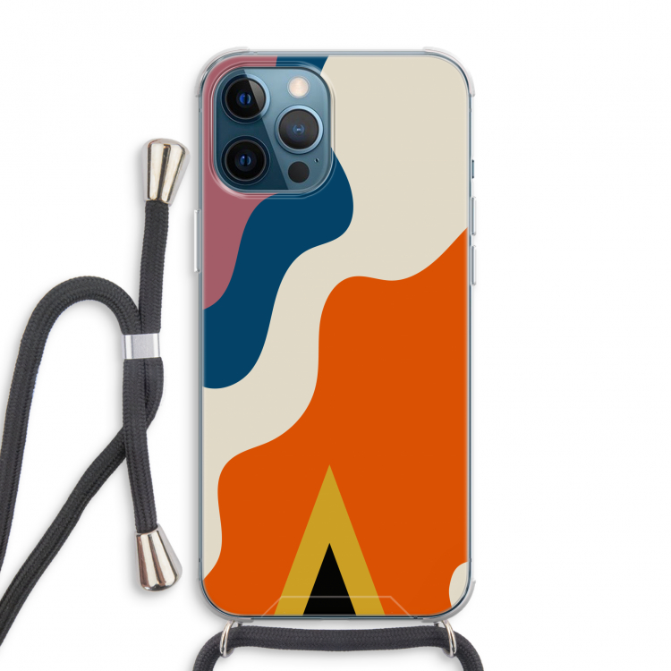Noor A: iPhone 12 Pro Max Transparant Hoesje met koord