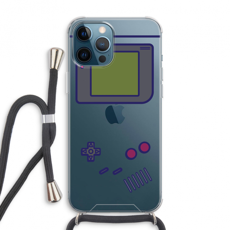 Game On: iPhone 12 Pro Max Transparant Hoesje met koord