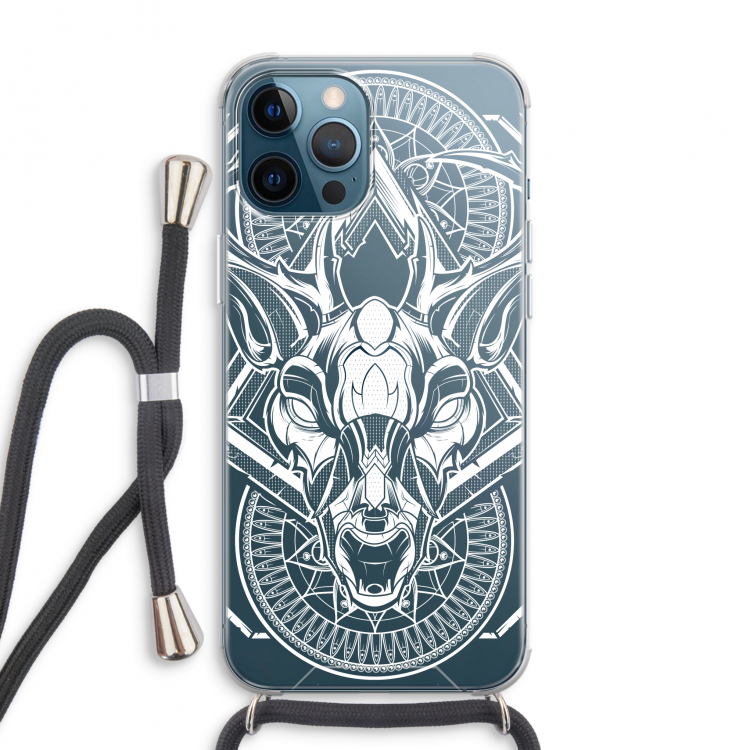 Oh Deer: iPhone 12 Pro Max Transparant Hoesje met koord