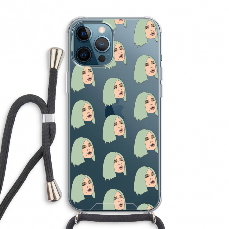 King Kylie: iPhone 12 Pro Max Transparant Hoesje met koord