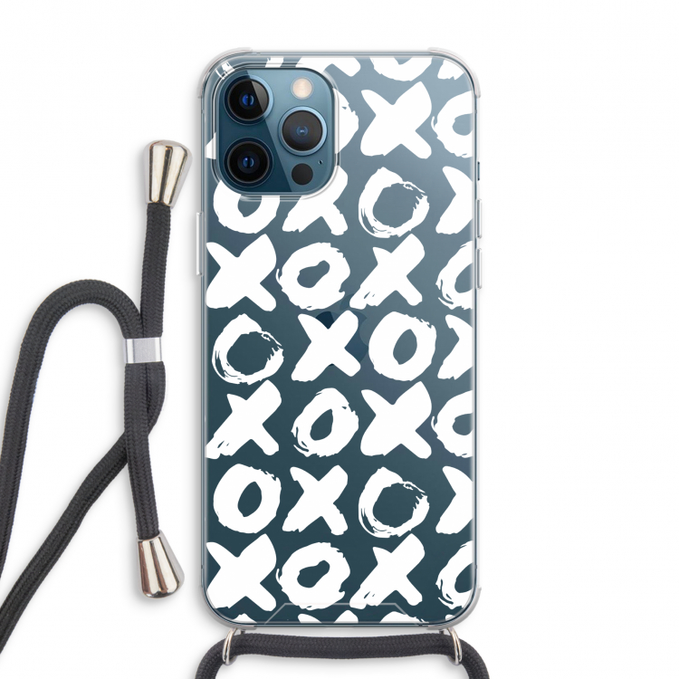 XOXO: iPhone 12 Pro Max Transparant Hoesje met koord
