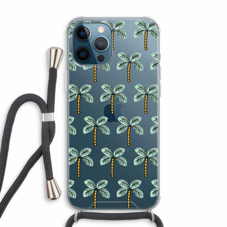 Paradise: iPhone 12 Pro Max Transparant Hoesje met koord