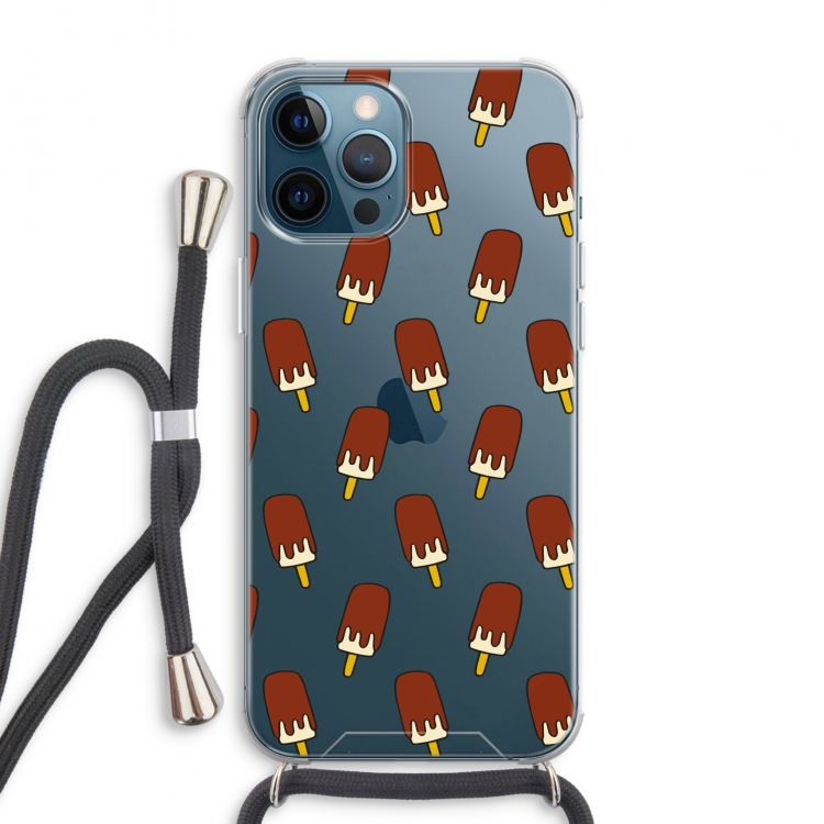 Yummy: iPhone 12 Pro Max Transparant Hoesje met koord
