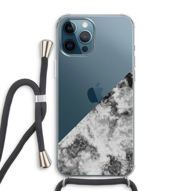 Onweer: iPhone 12 Pro Max Transparant Hoesje met koord