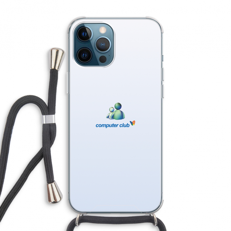 MSN: iPhone 12 Pro Max Transparant Hoesje met koord