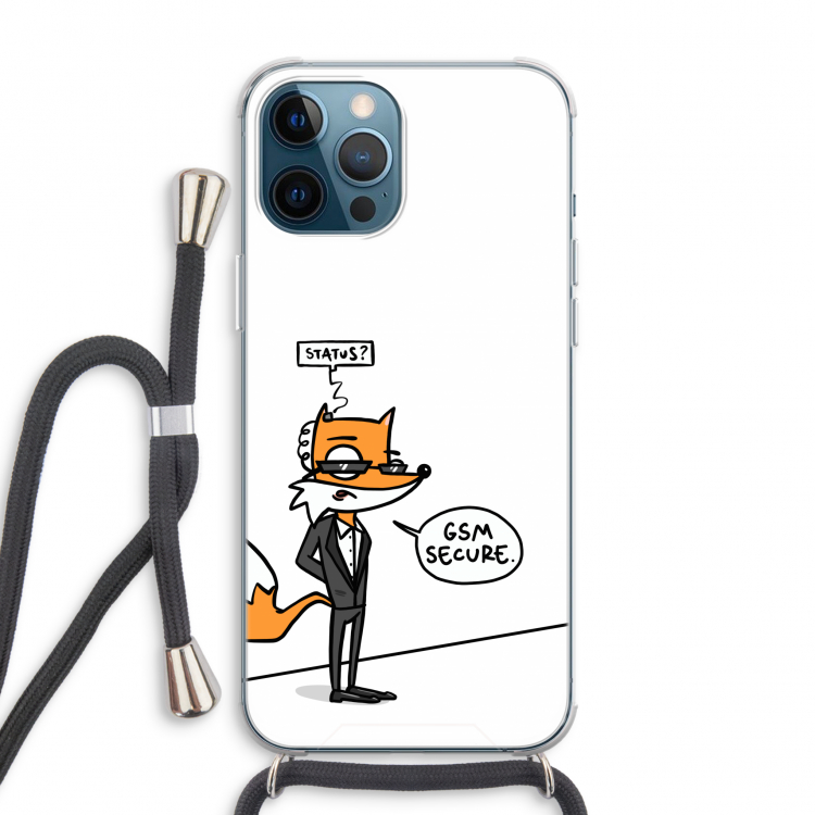 GSM secure: iPhone 12 Pro Max Transparant Hoesje met koord