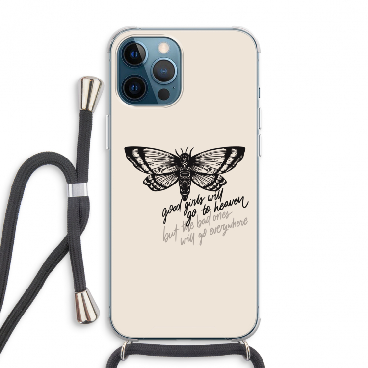 Good or bad: iPhone 12 Pro Max Transparant Hoesje met koord