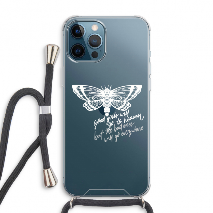 Good or bad: iPhone 12 Pro Max Transparant Hoesje met koord
