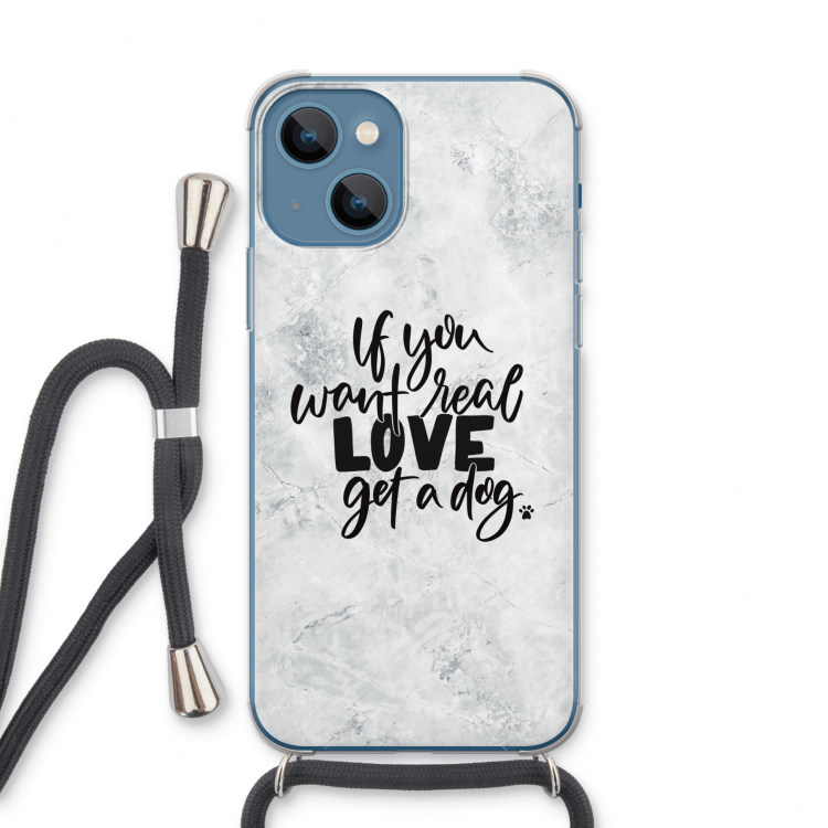 Partner in crime: iPhone 13 Transparant Hoesje met koord