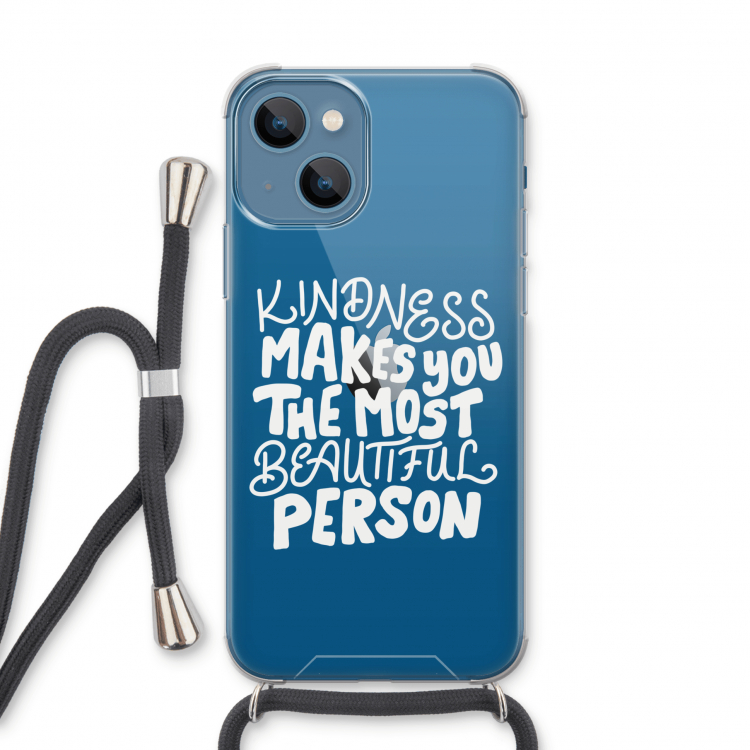 The prettiest: iPhone 13 Transparant Hoesje met koord