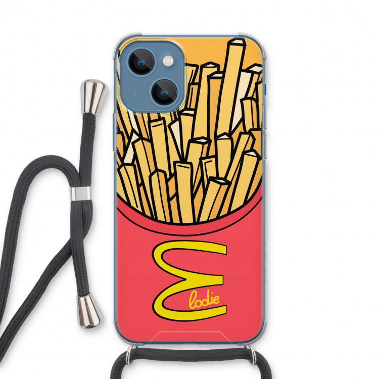McElodie: iPhone 13 Transparant Hoesje met koord