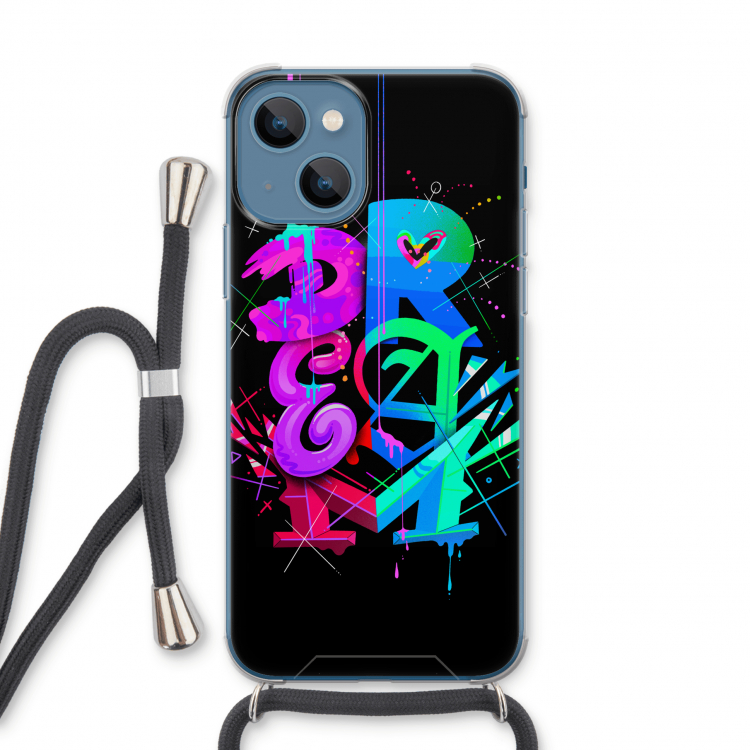 Dream: iPhone 13 Transparant Hoesje met koord