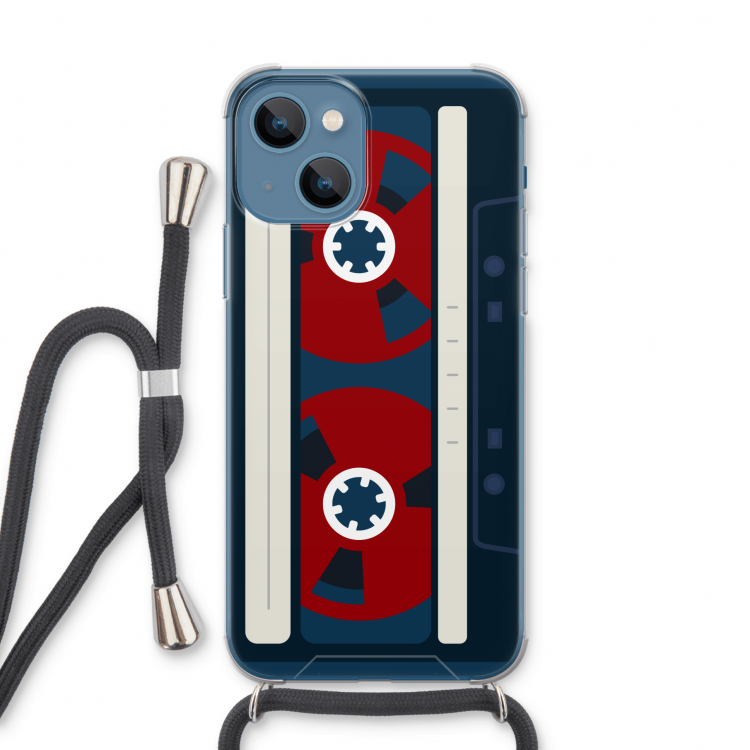 Here's your tape: iPhone 13 Transparant Hoesje met koord