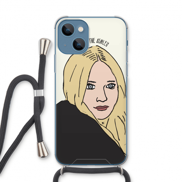 Ashley: iPhone 13 Transparant Hoesje met koord