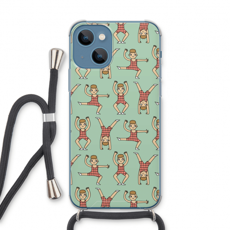 Gymboys: iPhone 13 Transparant Hoesje met koord