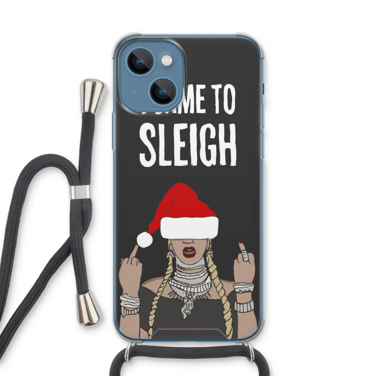 Came To Sleigh: iPhone 13 Transparant Hoesje met koord