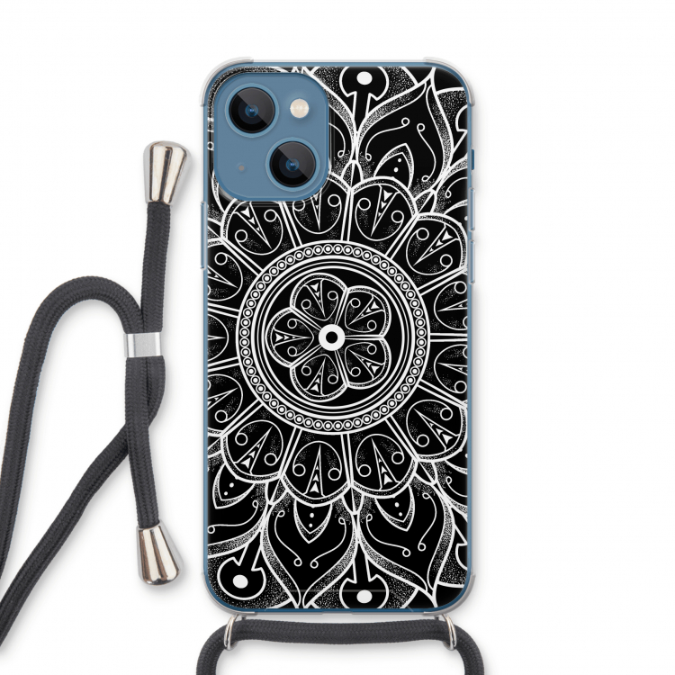 Roses Are Red: iPhone 13 Transparant Hoesje met koord