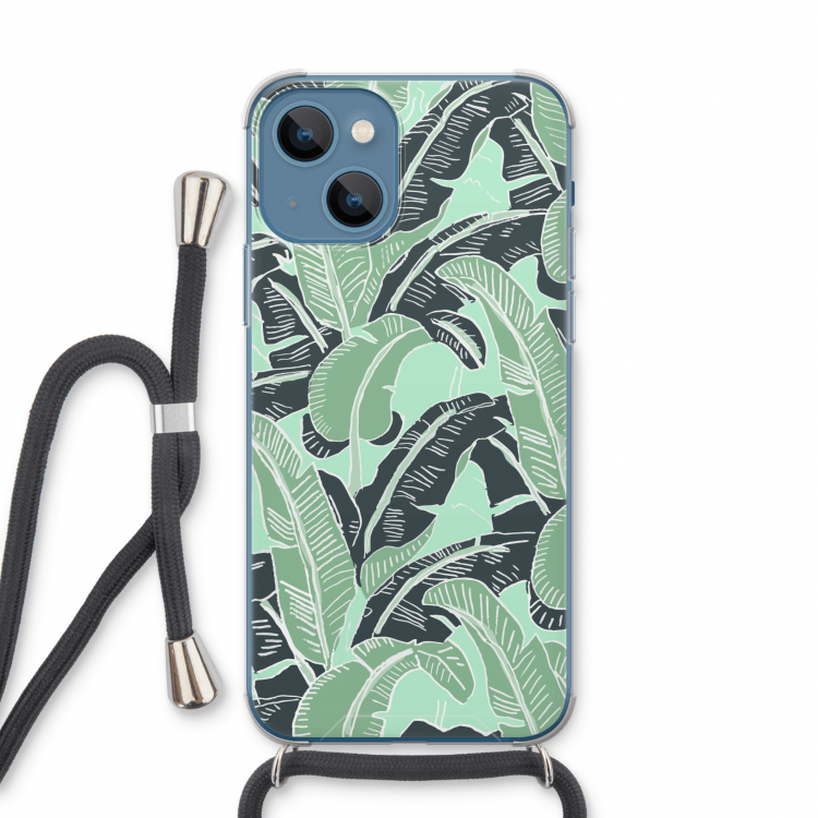 This Sh*t Is Bananas: iPhone 13 Transparant Hoesje met koord