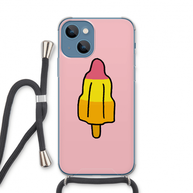 Raketijsje: iPhone 13 Transparant Hoesje met koord