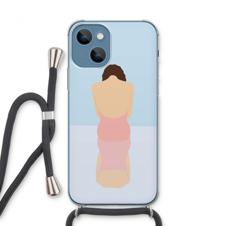 Mirror: iPhone 13 Transparant Hoesje met koord
