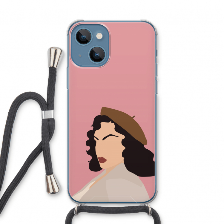 Confidence: iPhone 13 Transparant Hoesje met koord