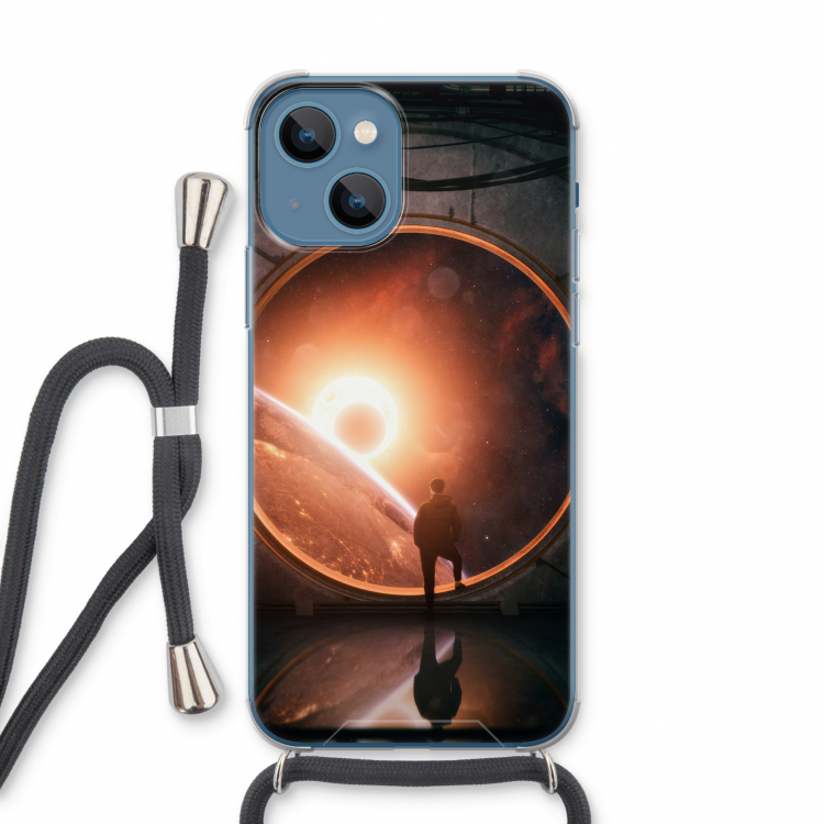 Ephemeral: iPhone 13 Transparant Hoesje met koord