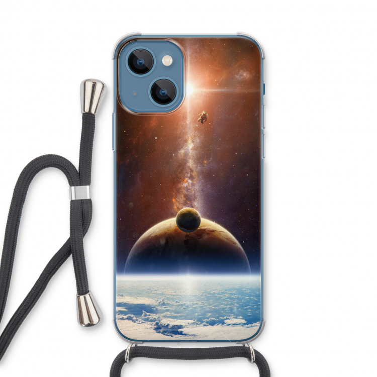 Omicron 2019: iPhone 13 Transparant Hoesje met koord